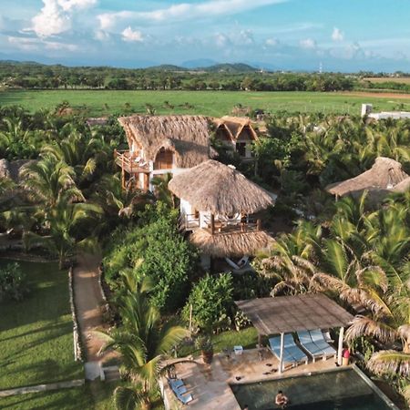 Casa Chula, Cabanas Frente Al Mar Tlachicón Kültér fotó