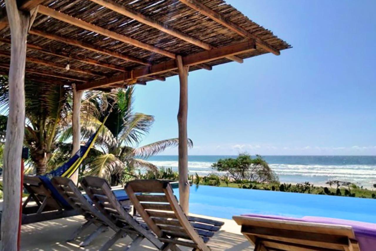 Casa Chula, Cabanas Frente Al Mar Tlachicón Kültér fotó