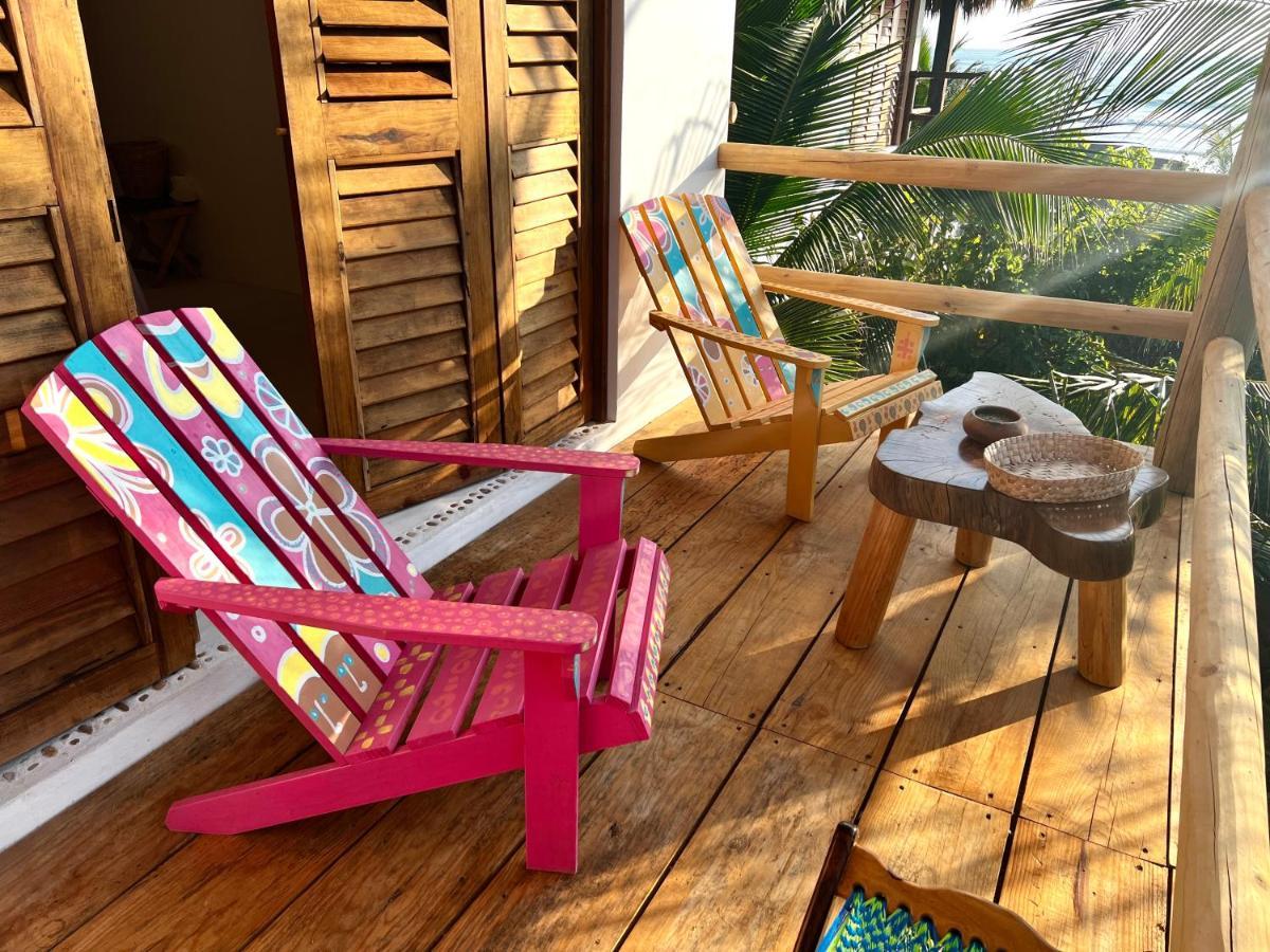 Casa Chula, Cabanas Frente Al Mar Tlachicón Kültér fotó