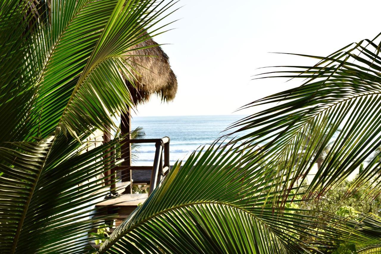 Casa Chula, Cabanas Frente Al Mar Tlachicón Kültér fotó
