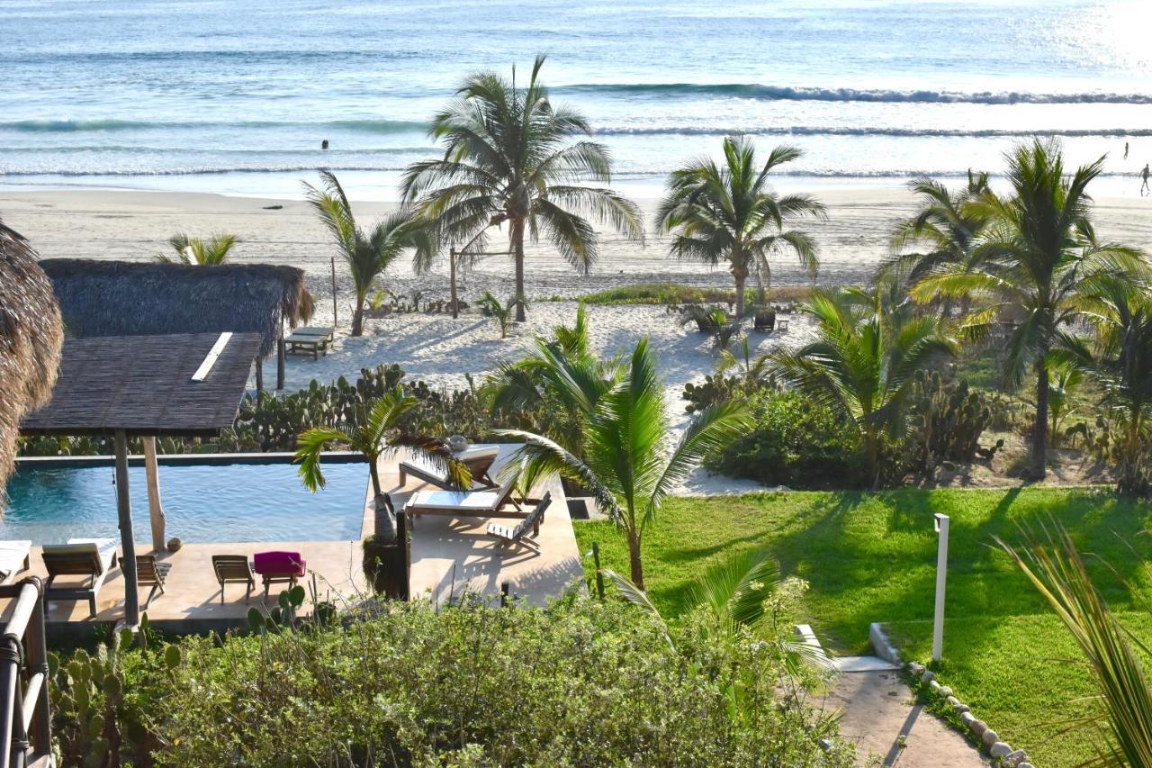 Casa Chula, Cabanas Frente Al Mar Tlachicón Kültér fotó