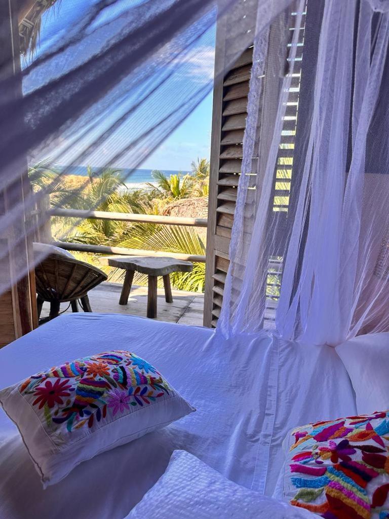 Casa Chula, Cabanas Frente Al Mar Tlachicón Kültér fotó