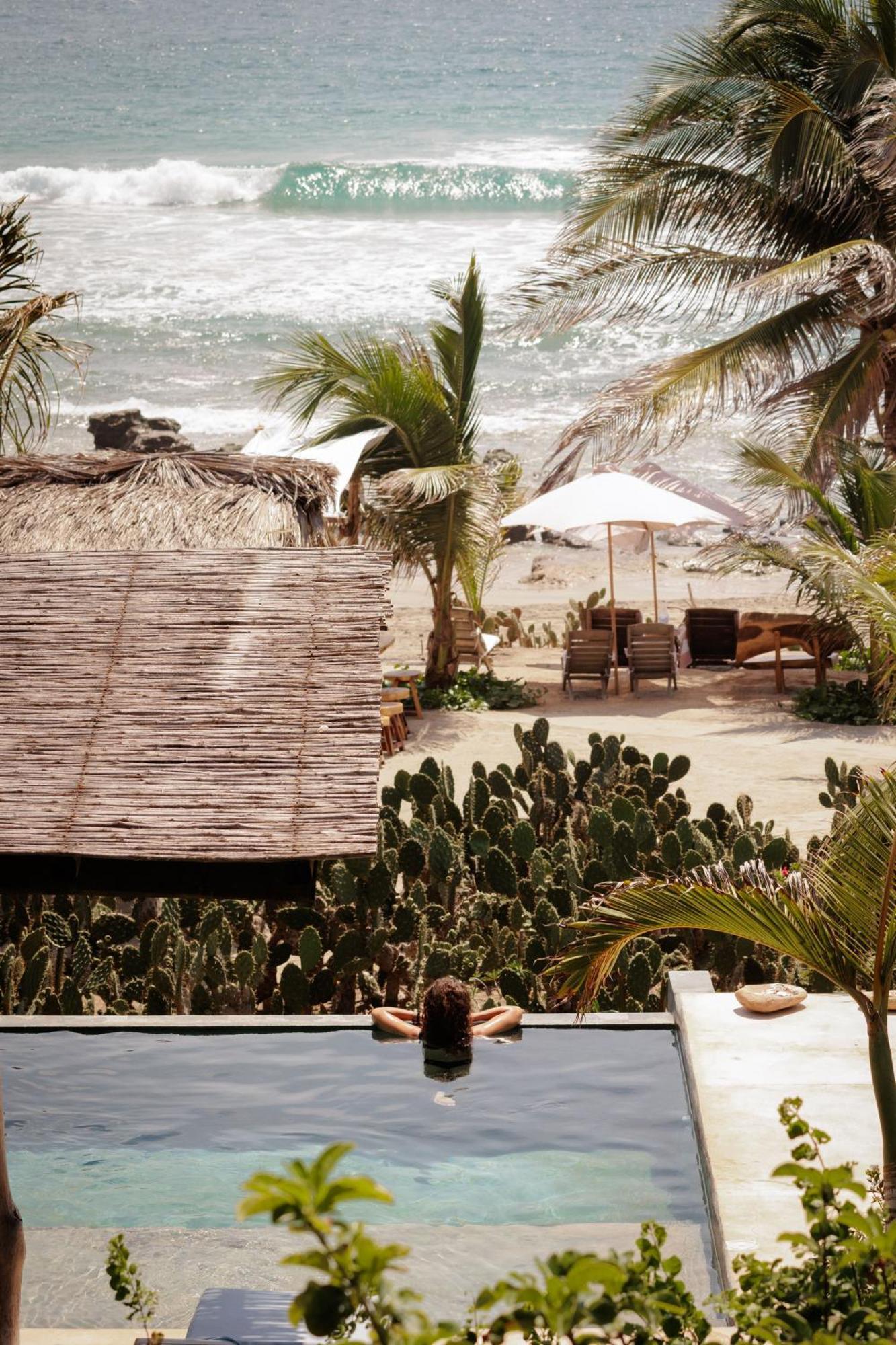 Casa Chula, Cabanas Frente Al Mar Tlachicón Kültér fotó