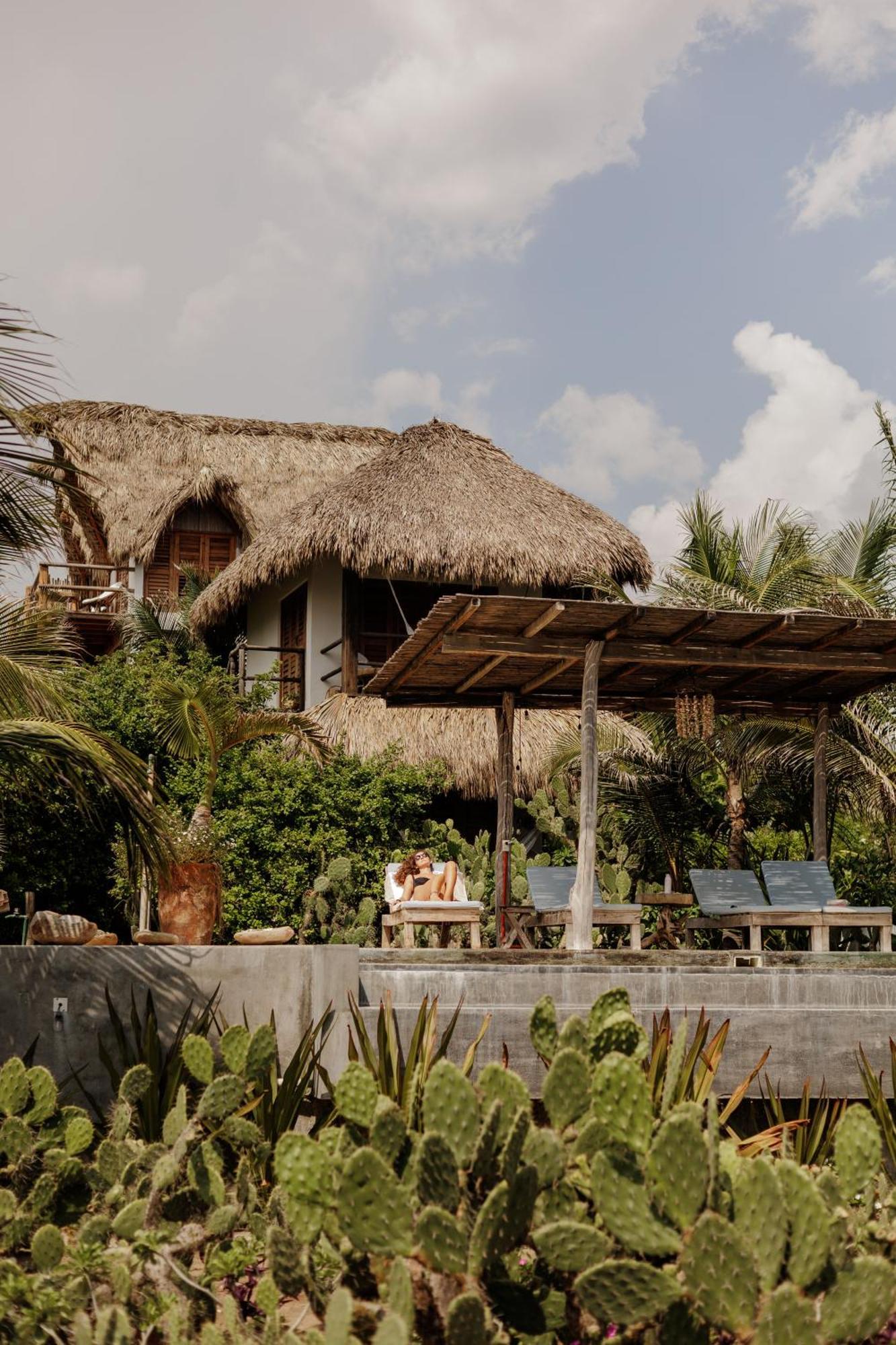 Casa Chula, Cabanas Frente Al Mar Tlachicón Kültér fotó