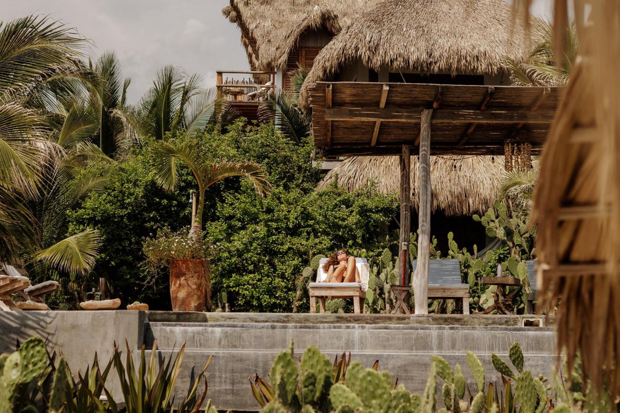 Casa Chula, Cabanas Frente Al Mar Tlachicón Kültér fotó
