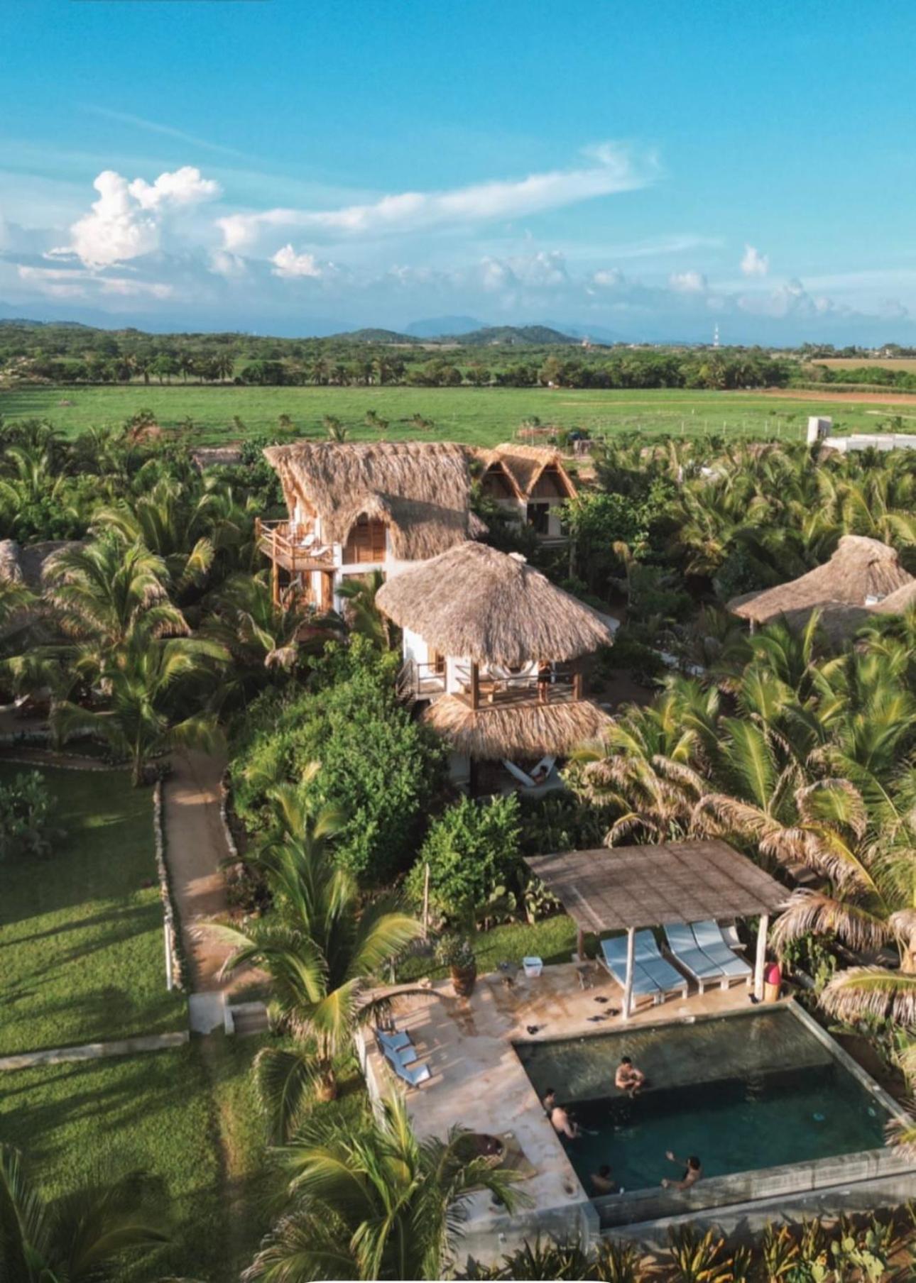 Casa Chula, Cabanas Frente Al Mar Tlachicón Kültér fotó