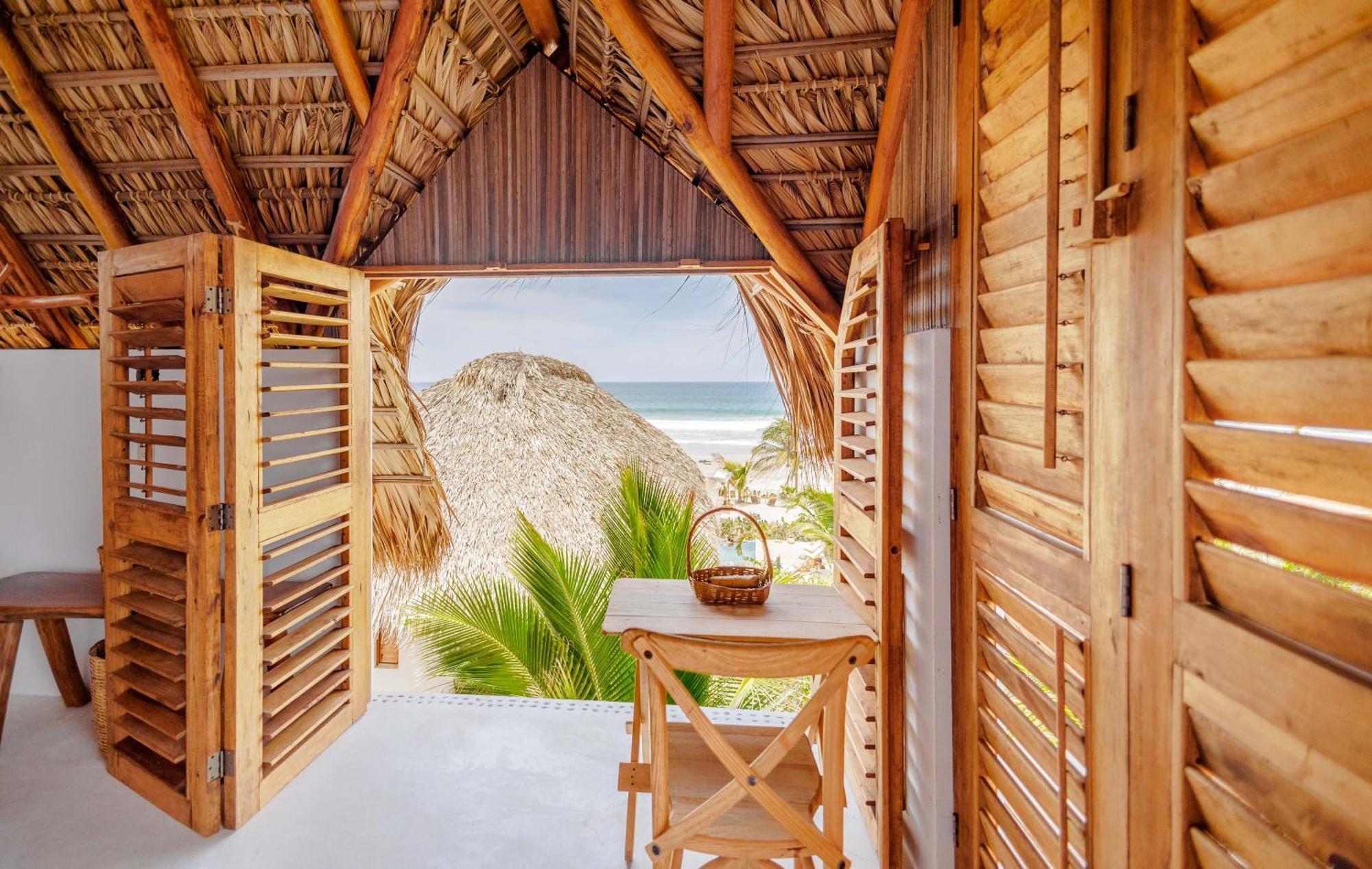 Casa Chula, Cabanas Frente Al Mar Tlachicón Kültér fotó